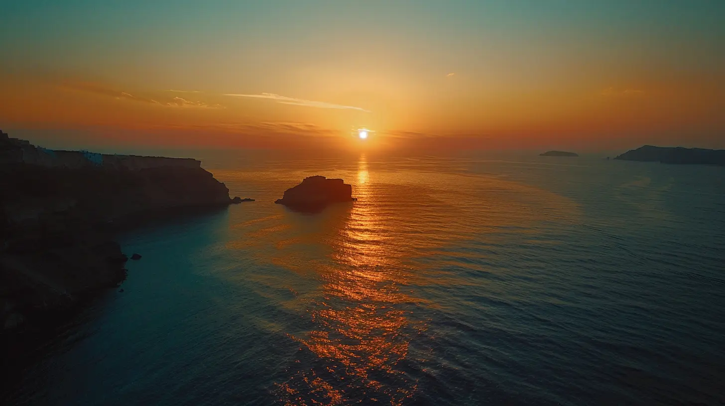 Discovering the Best Sunsets Around Santorini